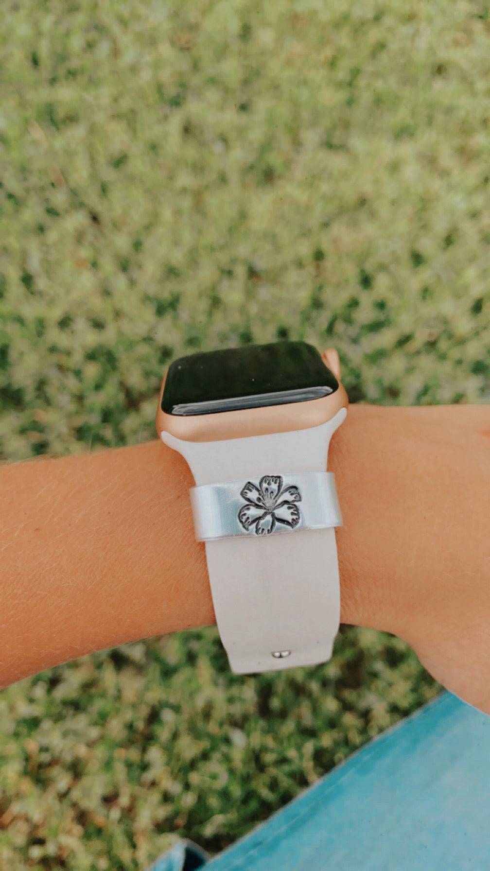 Flower Apple Watch Cuff