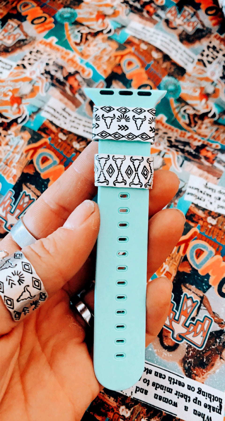 Santa Fe Apple watch cuff